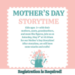 Mother's Day Storytime.