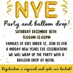 NOON Years Eve Party & Balloon Drop