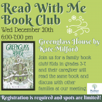 Read with Me Book Club: Greenglass House by Kate Milford