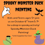 Spooky Monster Ducks. 