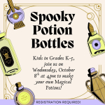 Spooky Potion Bottles. 
