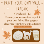 YA Paint Your Own Wall Hanging 