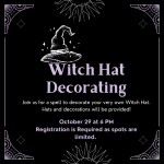 Witch Hat Decorating 