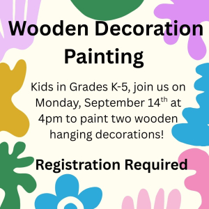 Wooden Decoration Painting image