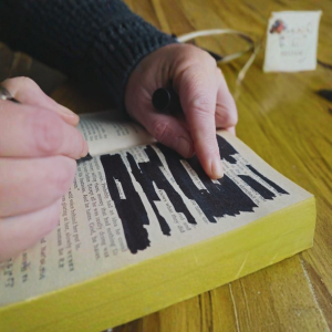 Blackout Poetry Party image