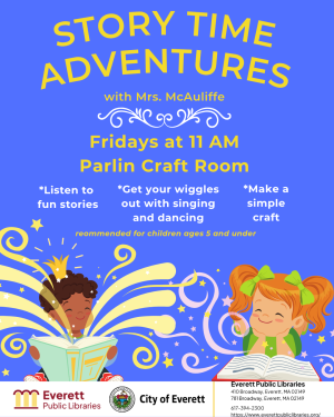 Story Time Adventures with Mrs. McAuliffe image