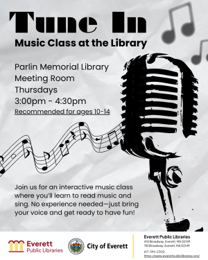 Tune In: Music Class at the Library! image