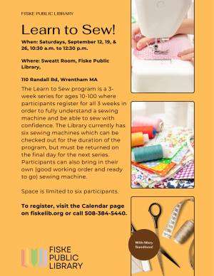 Learn to Sew! image