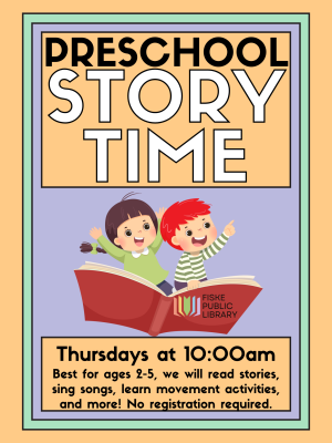 Preschool Storytime image