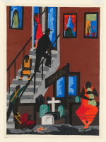 Jacob Lawrence painting