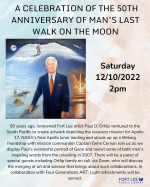 A Celebration of the 50th Anniversary of Man's Last Walk on the Moon