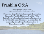 Franklin Q&A