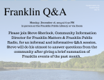 Franklin Q&A 12-16-24 6:30PM