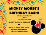 Mickey Mouse Birthday Bash!