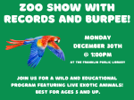 Zoo Show with Records and Burpee!