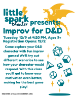 Flyer with all the information in the description.