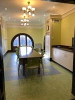 Long room with a long table.