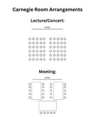 Carnegie Room Arrangement Options