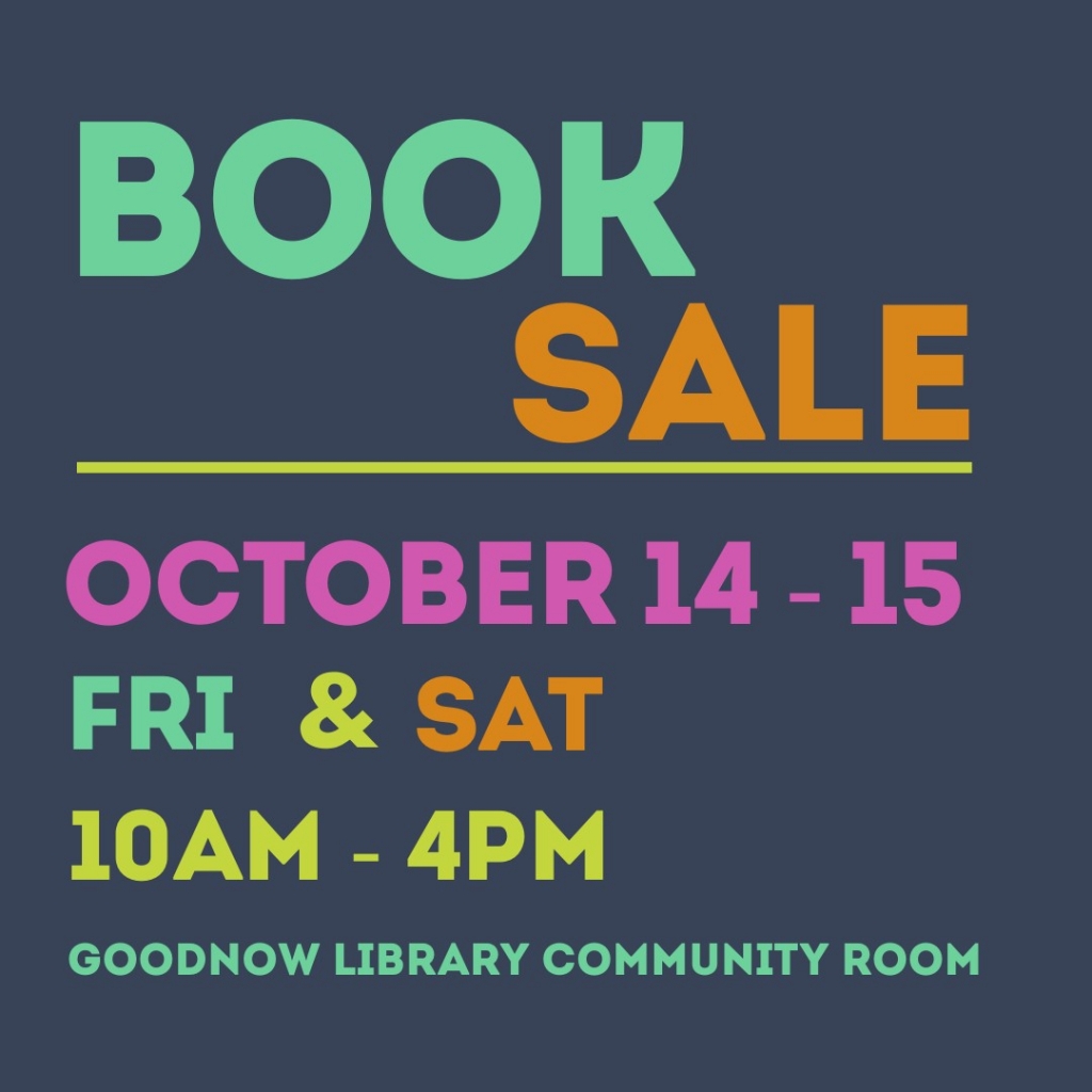 10/14/2022 Book Nook Fall Book Sale Goodnow Library
