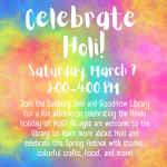 Celebrate Holi 2026