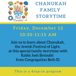 Chanukah Storytime 2025