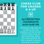 Chess Club, Grades K & up