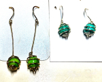 coiled earrings
