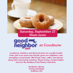 Join us for Good Neighbor Day 2025. Click for more information.