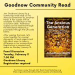 Anxious Generation Community Read Panel Discussion, February 11