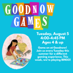 Goodnow Games: BINGO!