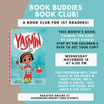 Book Buddies Nov 25