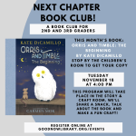 Next Chapter 2nd 3rd grade book club
