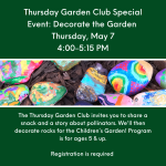 Decorate the Garden May 7