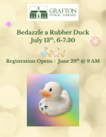 Bedazzle a Rubber Duck - July