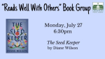 Book cover of "The Seed Keeper," by Diane Wilson.
