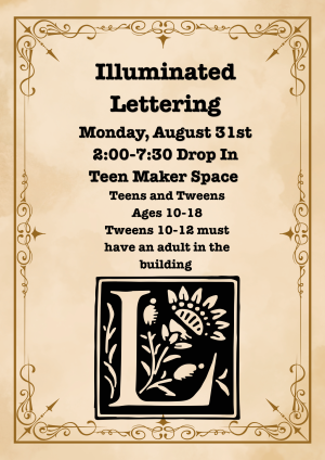 Maker Monday: Illuminated Letters image
