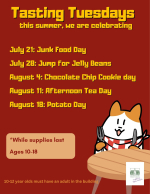 Tasting Tuesday Summer Flyer 