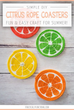 Tween Craft: Painted Rope Coasters (Ages 9-15)