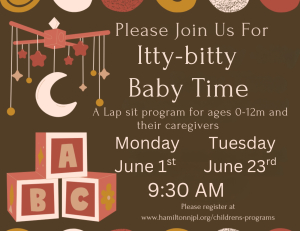 Library Calendar – Hamilton Township Public Library