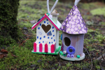 Fairy house crafting.