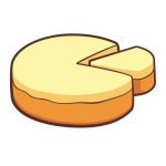 cheesecake with slice