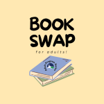 book swap for adults flyer.