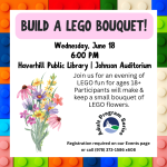 Build a LEGO Bouquet flyer.