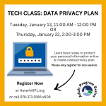 Data Privacy Plan flyer.