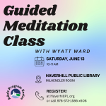 guided meditation with Wyatt Ward.