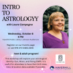 Intro to Astrology flyer.