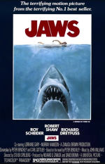 Jaws movie poster.