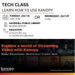 Learn how to use kanopy flyer.