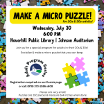 Make a Micro Puzzle flyer.