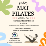 mat Pilates flyer.
